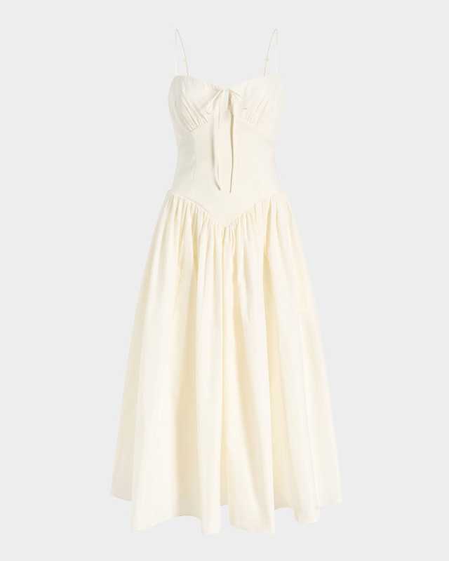 Anela Sleeveless Corset Midi Dress